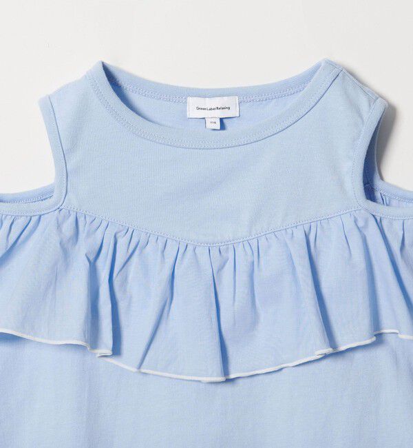 UNITED ARROWS green label relaxing「【スタメンシリーズ】ショルダー ホール Tシャツ / キッズ 100cm-160cm」|Tシャツ・カットソー|
