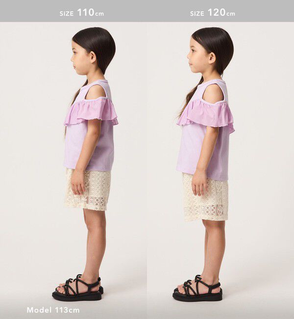 UNITED ARROWS green label relaxing「【スタメンシリーズ】ショルダー ホール Tシャツ / キッズ 100cm-160cm」|Tシャツ・カットソー|