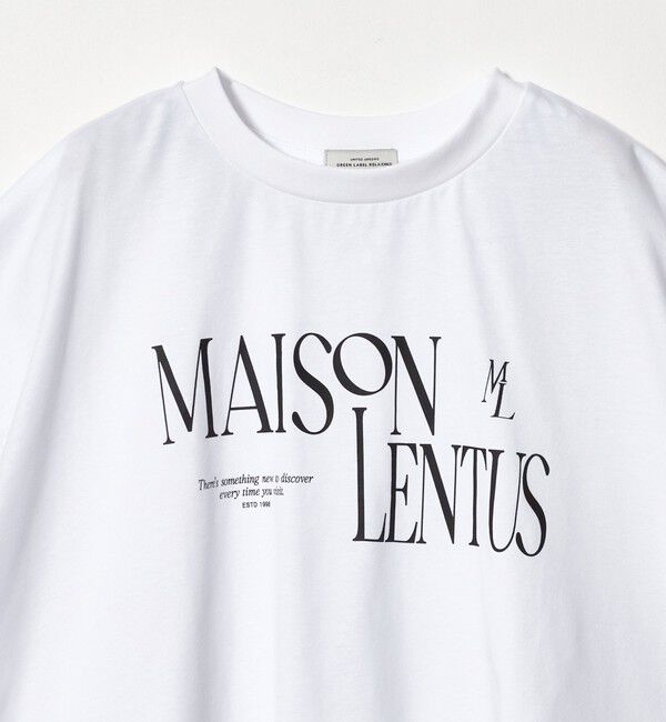 UNITED ARROWS green label relaxing「バック タック ロゴ Tシャツ」|Tシャツ・カットソー|