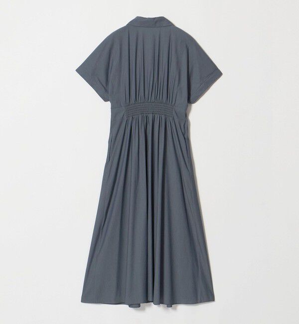 UNITED ARROWS green label relaxing「［size SHORTあり］シャツ襟 フィット＆フレア タック ショートスリーブ ワンピース」|ワンピース|