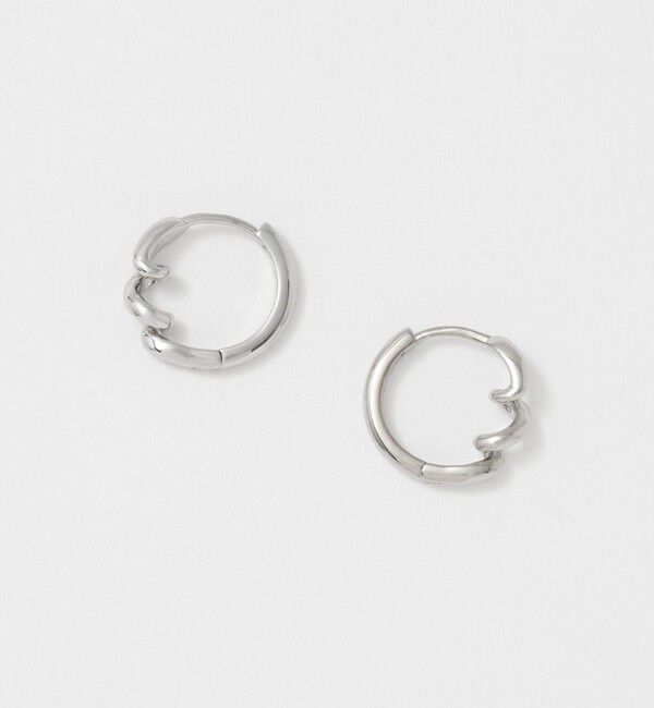 UNITED ARROWS green label relaxing「＜WAEKURA＞MiniCurl ピアス」|ピアス|SILVER