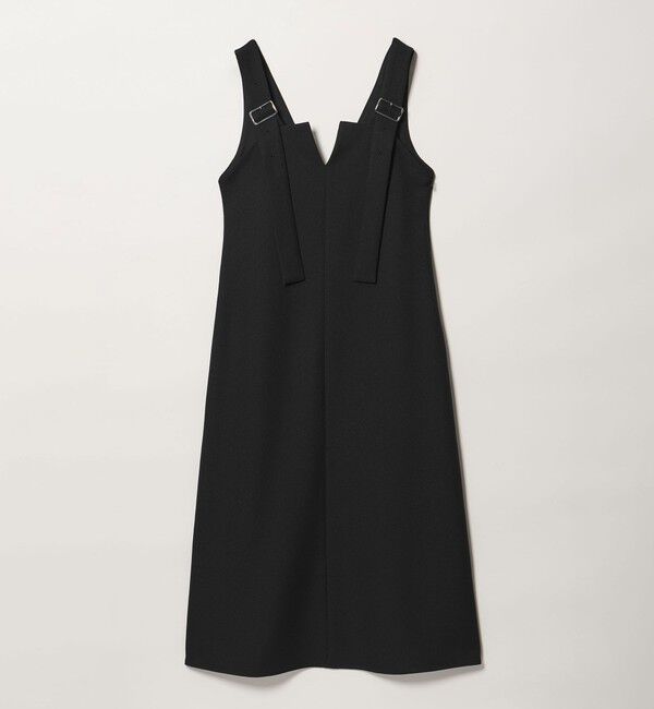 EMMEL REFINES「＜EMMEL REFINES＞EM Vカット 2WAY ジャンスカ」|ワンピース|