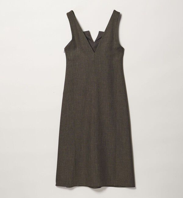EMMEL REFINES「＜EMMEL REFINES＞EM Vカット 2WAY ジャンスカ」|ワンピース|