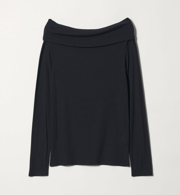 EMMEL REFINES「＜EMMEL REFINES＞EM フライス ルーズフィット オフショルダー カットソー」|Tシャツ・カットソー|
