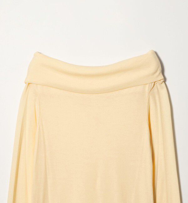 EMMEL REFINES「＜EMMEL REFINES＞EM フライス ルーズフィット オフショルダー カットソー」|Tシャツ・カットソー|