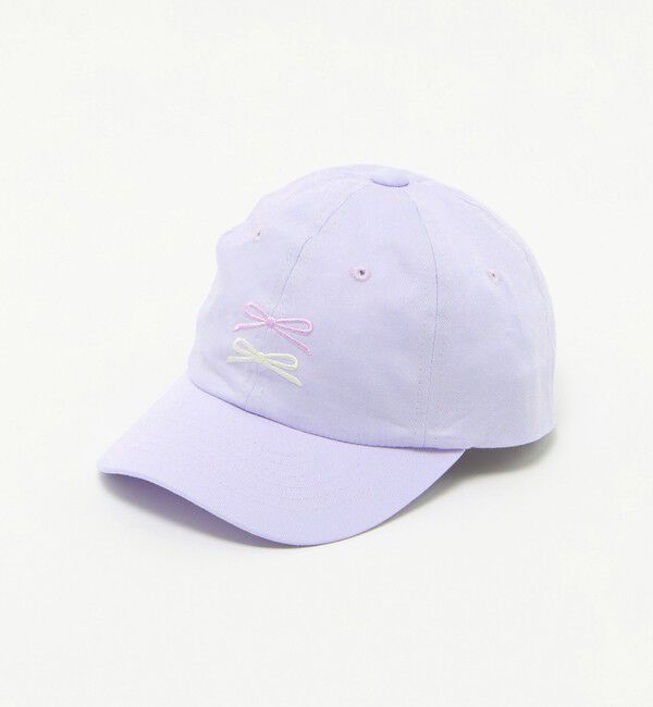 UNITED ARROWS green label relaxing「リボン ツイル キャップ / キッズ」|キャップ・キャスケット|LILAC