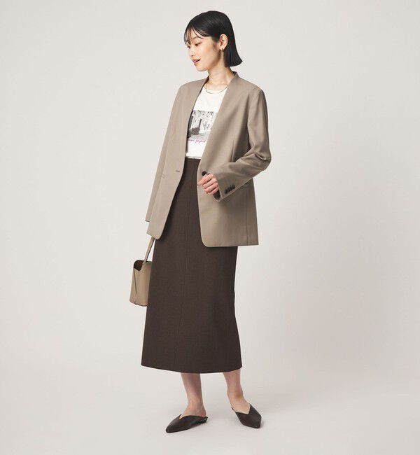UNITED ARROWS green label relaxing「［size SHORT/TALLあり］Greed グリード ノーラペル ジャケット ウォッシャブル」|ノーカラージャケット|