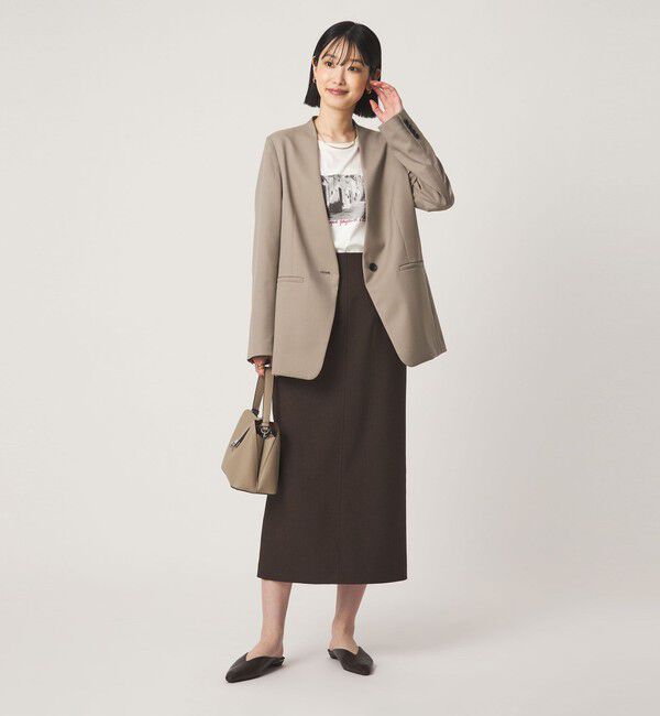 UNITED ARROWS green label relaxing「［size SHORT/TALLあり］Greed グリード ノーラペル ジャケット ウォッシャブル」|ノーカラージャケット|