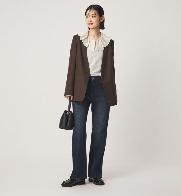 UNITED ARROWS green label relaxing「［size SHORT/TALLあり］Greed グリード ノーラペル ジャケット ウォッシャブル」|ノーカラージャケット|