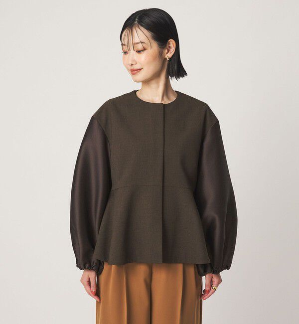 UNITED ARROWS green label relaxing「［size SHORTあり］fleurie(フルリー) フォルム ジャケット」|ノーカラージャケット|