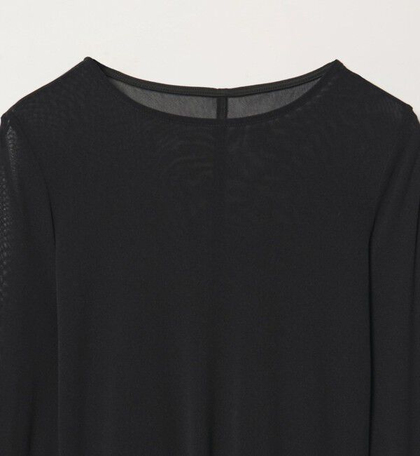 EMMEL REFINES「＜EMMEL REFINES＞EM ソフトチュール シアー クルーネック カットソー」|Tシャツ・カットソー|