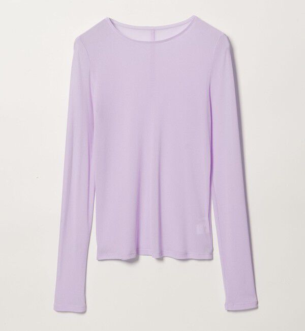 EMMEL REFINES「＜EMMEL REFINES＞EM ソフトチュール シアー クルーネック カットソー」|Tシャツ・カットソー|