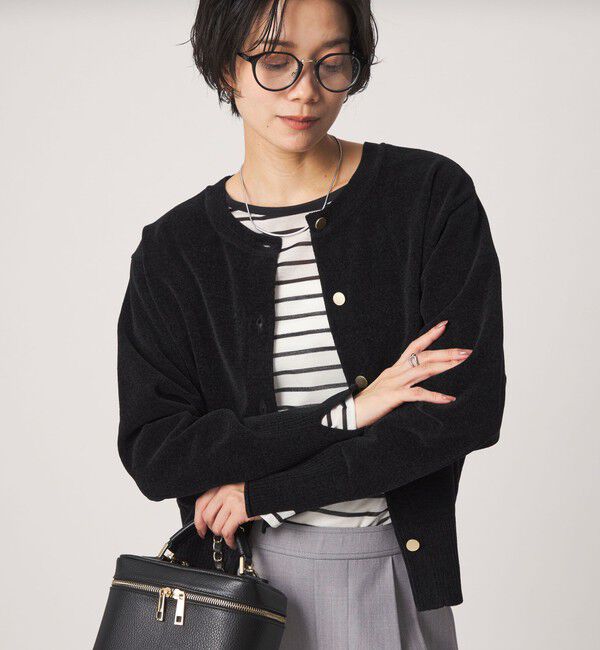 UNITED ARROWS green label relaxing「【結論シリーズ】ふれてモールニットカーデ」|カーディガン|