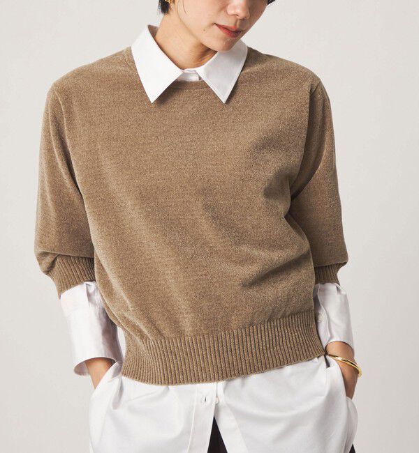 UNITED ARROWS green label relaxing「【結論シリーズ】ふれてモールニット」|ニット・セーター|