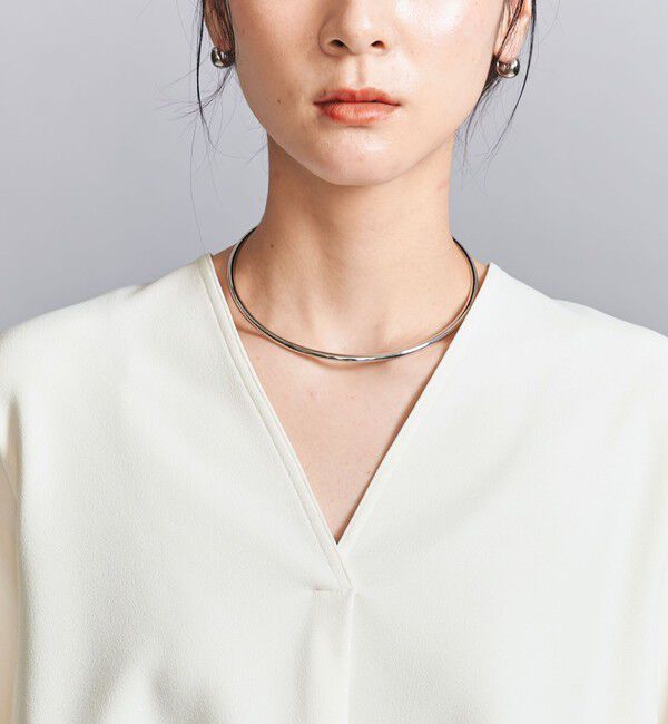 BEAUTY&YOUTH UNITED ARROWS「【WEB限定 Wardrobe DAILY MINIMAL】ペプラム Vネックプルオーバーカットソー」|Tシャツ・カットソー|