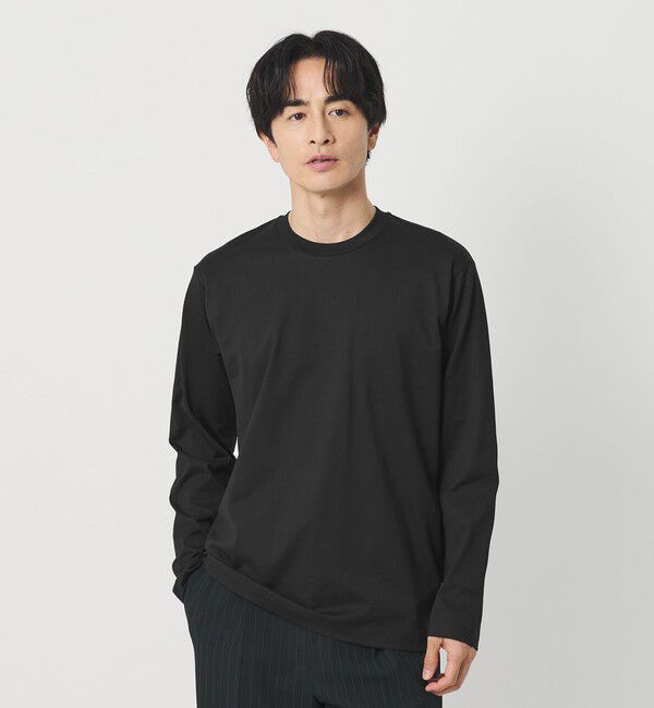 BEAUTY&YOUTH UNITED ARROWS「ハイゲージ ガスコットン クルーネック ロングスリーブ カットソー」|Tシャツ・カットソー|