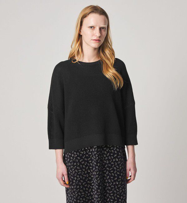 STEVEN ALAN「＜Steven Alan＞コットン リブ プルオーバー ニット」|ニット・セーター|