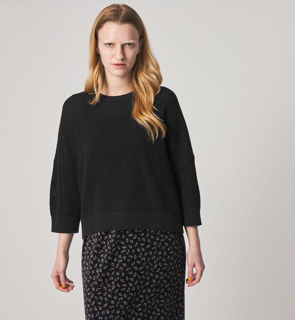 STEVEN ALAN「＜Steven Alan＞コットン リブ プルオーバー ニット」|ニット・セーター|