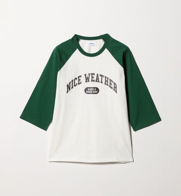 NICE WEATHER「＜NICE WEATHER＞ロゴ ラグランTシャツ」|Tシャツ・カットソー|