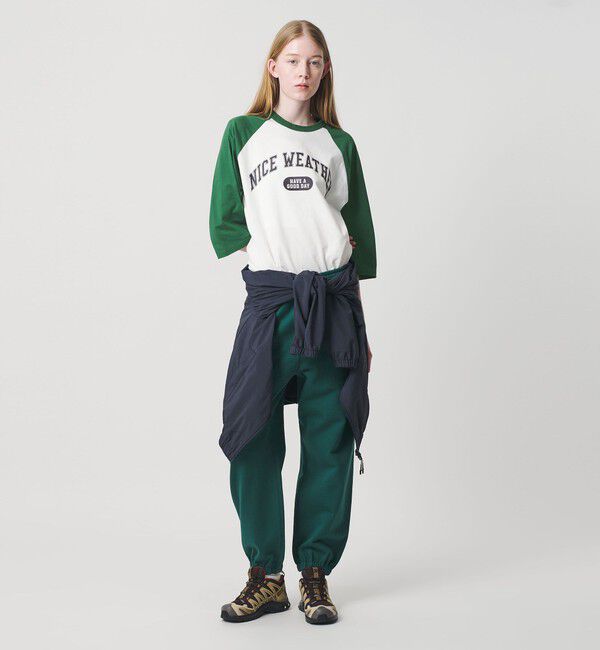 NICE WEATHER「＜NICE WEATHER＞ロゴ ラグランTシャツ」|Tシャツ・カットソー|
