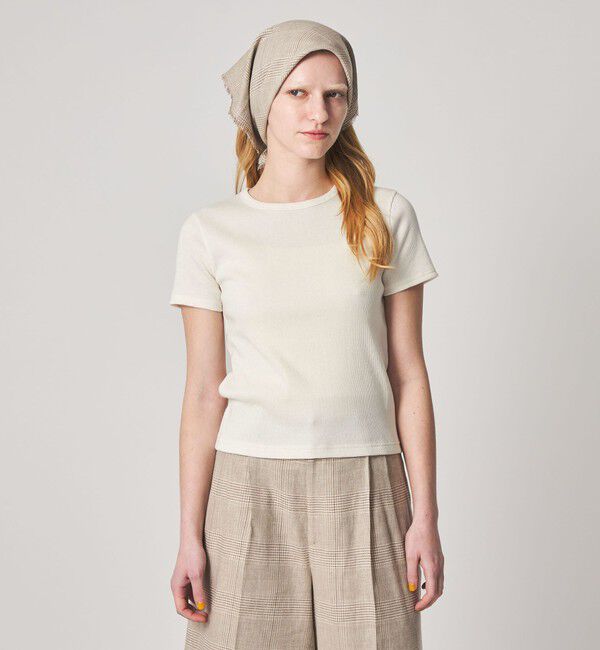 STEVEN ALAN「＜Steven Alan＞ラメ テレコ プルオーバー」|Tシャツ・カットソー|