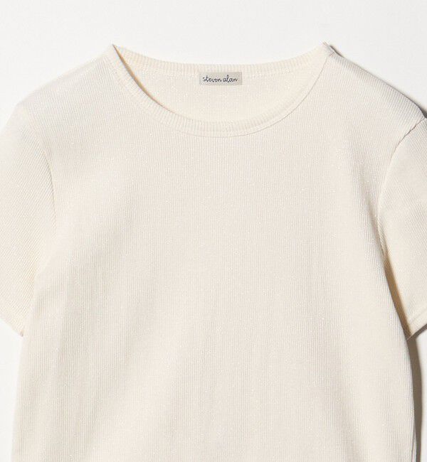 STEVEN ALAN「＜Steven Alan＞ラメ テレコ プルオーバー」|Tシャツ・カットソー|