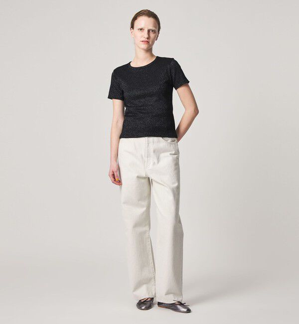 STEVEN ALAN「＜Steven Alan＞ラメ テレコ プルオーバー」|Tシャツ・カットソー|