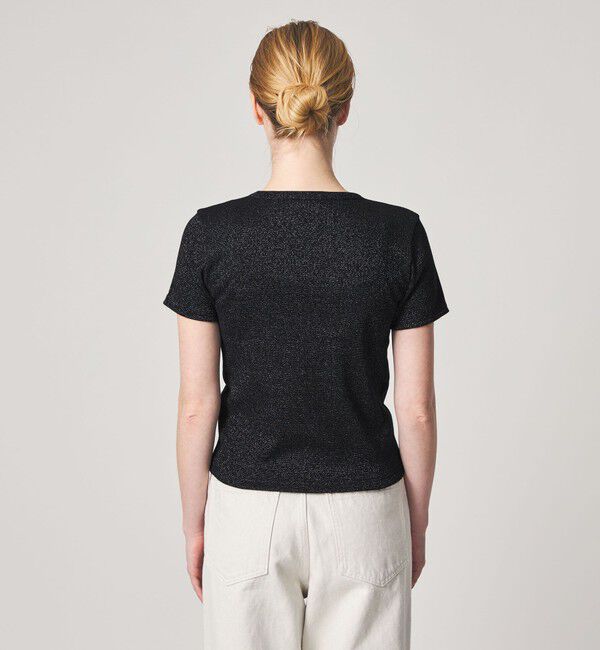 STEVEN ALAN「＜Steven Alan＞ラメ テレコ プルオーバー」|Tシャツ・カットソー|