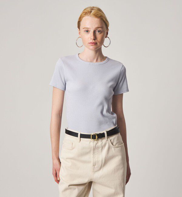 STEVEN ALAN「＜Steven Alan＞ラメ テレコ プルオーバー」|Tシャツ・カットソー|