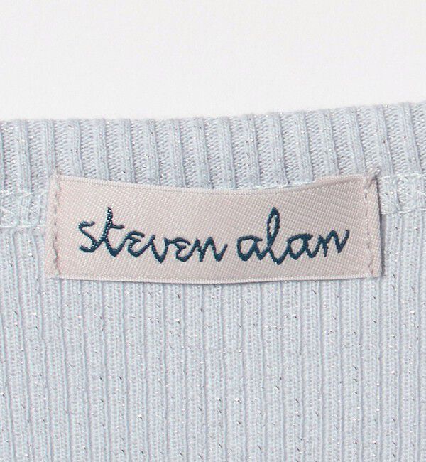 STEVEN ALAN「＜Steven Alan＞ラメ テレコ プルオーバー」|Tシャツ・カットソー|