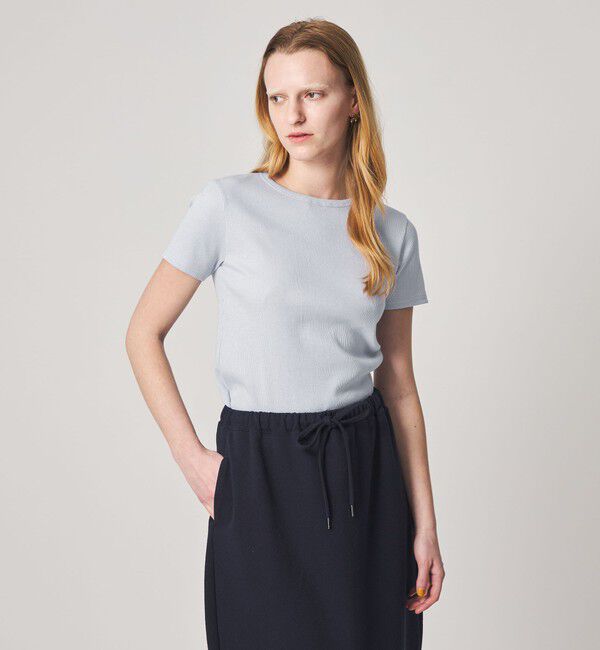 STEVEN ALAN「＜Steven Alan＞ラメ テレコ プルオーバー」|Tシャツ・カットソー|