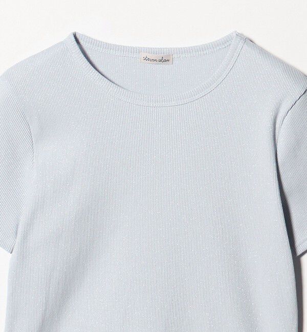 STEVEN ALAN「＜Steven Alan＞ラメ テレコ プルオーバー」|Tシャツ・カットソー|