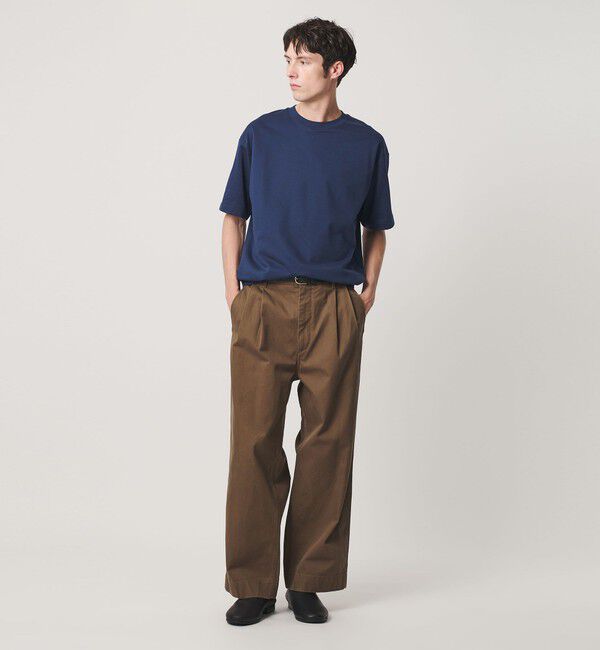 BEAUTY&YOUTH UNITED ARROWS「カネマサ莫大小 メロー コットン スウェット Ｔシャツ MADE IN JAPAN」|Tシャツ・カットソー|
