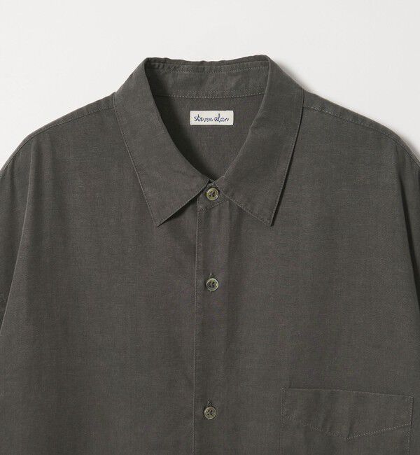 STEVEN ALAN「＜Steven Alan＞ スラブ レギュラーカラー ショートスリーブ シャツ」|シャツ・ブラウス|