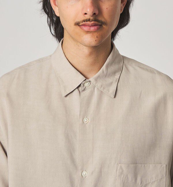 STEVEN ALAN「＜Steven Alan＞ スラブ レギュラーカラー ショートスリーブ シャツ」|シャツ・ブラウス|