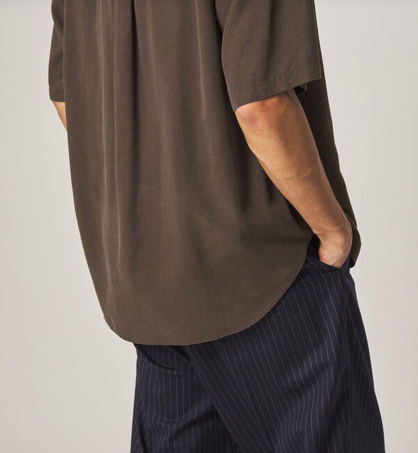 STEVEN ALAN「＜Steven Alan＞ スラブ レギュラーカラー ショートスリーブ シャツ」|シャツ・ブラウス|
