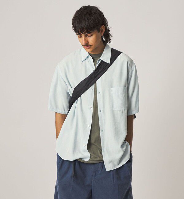 STEVEN ALAN「＜Steven Alan＞ スラブ レギュラーカラー ショートスリーブ シャツ」|シャツ・ブラウス|
