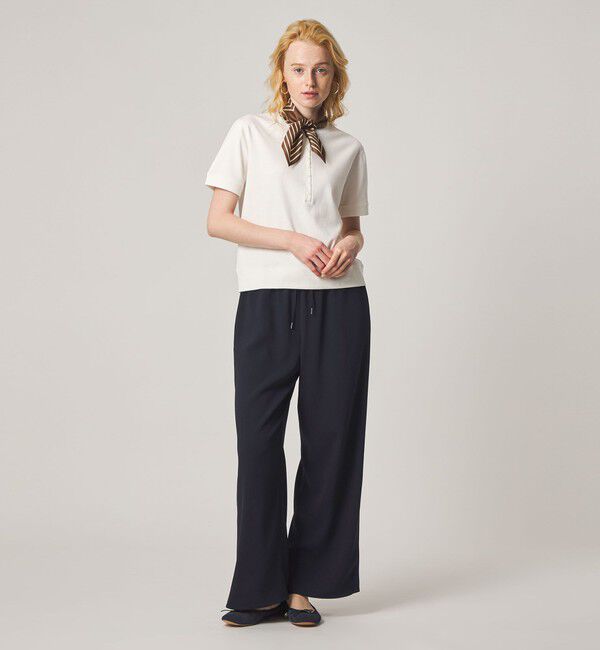 STEVEN ALAN「＜Steven Alan＞バックサテン ジョーゼット イージーパンツ」|スラックス|