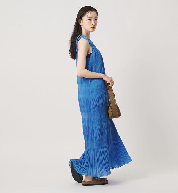 BEAUTY&YOUTH UNITED ARROWS「プリーツ アメリカンスリーブ ワンピース ウォッシャブル」|ワンピース|