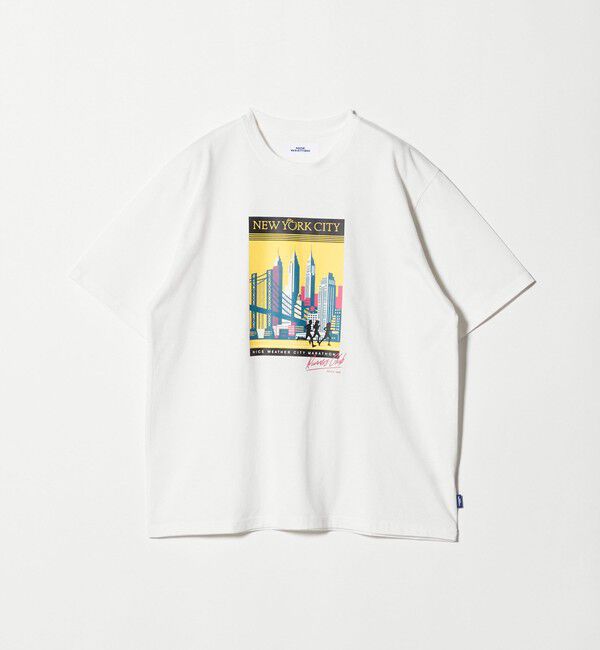 NICE WEATHER「＜NICE WEATHER＞NYCプリント Tシャツ」|Tシャツ・カットソー|WHITE