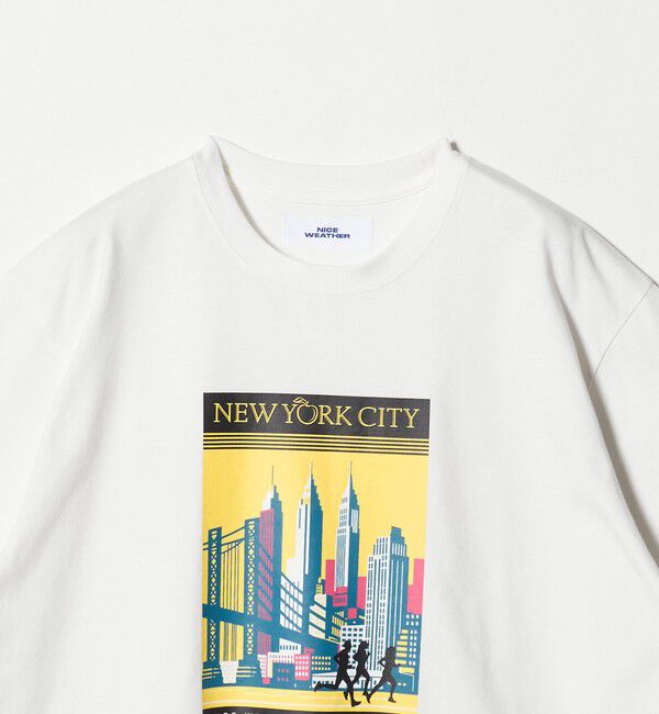 NICE WEATHER「＜NICE WEATHER＞NYCプリント Tシャツ」|Tシャツ・カットソー|
