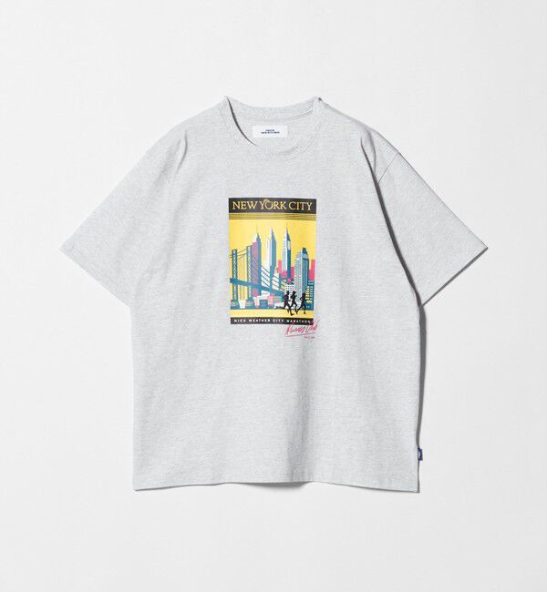 NICE WEATHER「＜NICE WEATHER＞NYCプリント Tシャツ」|Tシャツ・カットソー|MD.GRAY