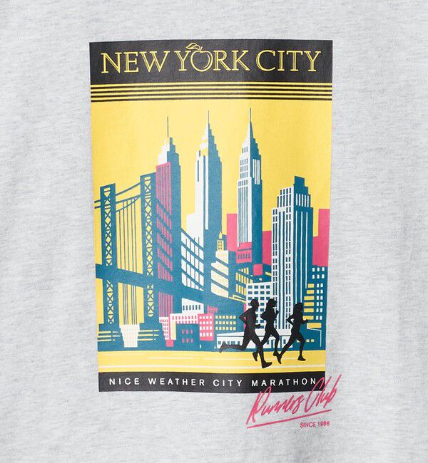 NICE WEATHER「＜NICE WEATHER＞NYCプリント Tシャツ」|Tシャツ・カットソー|