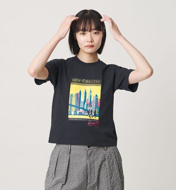 NICE WEATHER「＜NICE WEATHER＞NYCプリント Tシャツ」|Tシャツ・カットソー|