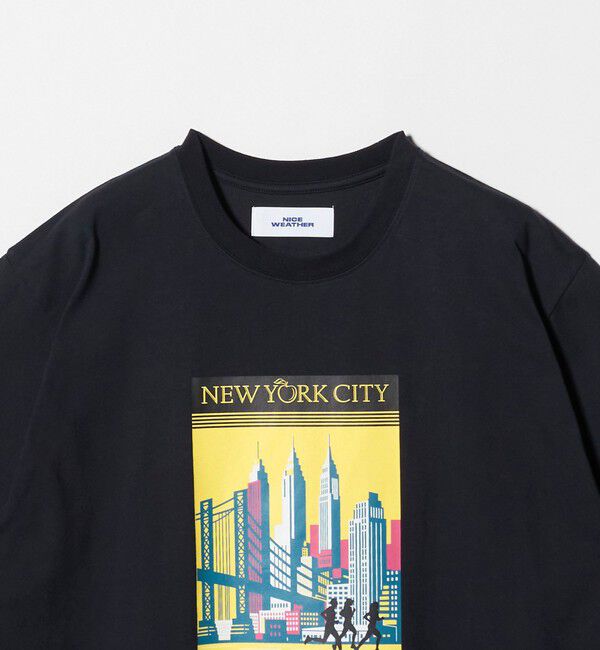 NICE WEATHER「＜NICE WEATHER＞NYCプリント Tシャツ」|Tシャツ・カットソー|