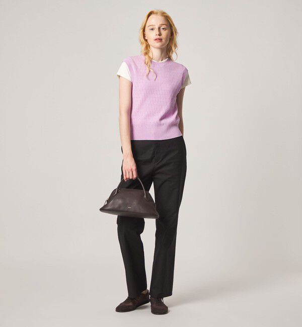 STEVEN ALAN「＜Steven Alan＞アイレット リブ ベスト」|ニット・セーター|