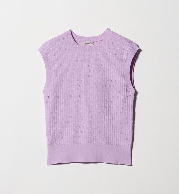 STEVEN ALAN「＜Steven Alan＞アイレット リブ ベスト」|ニット・セーター|