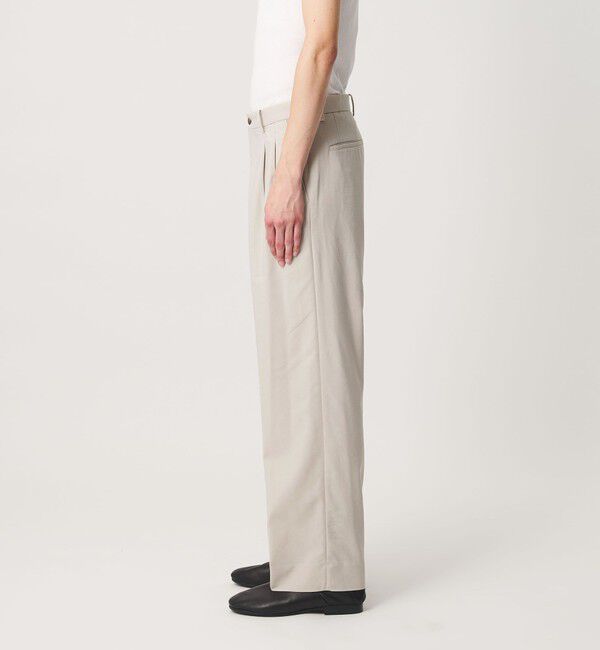 BEAUTY&YOUTH UNITED ARROWS「リネン ミックス テーパード スラックス NO.9」|チノ|