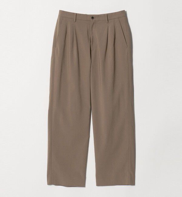 BEAUTY&YOUTH UNITED ARROWS「リネン ミックス テーパード スラックス NO.9」|チノ|