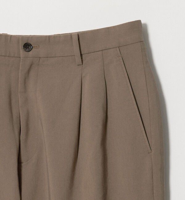 BEAUTY&YOUTH UNITED ARROWS「リネン ミックス テーパード スラックス NO.9」|チノ|